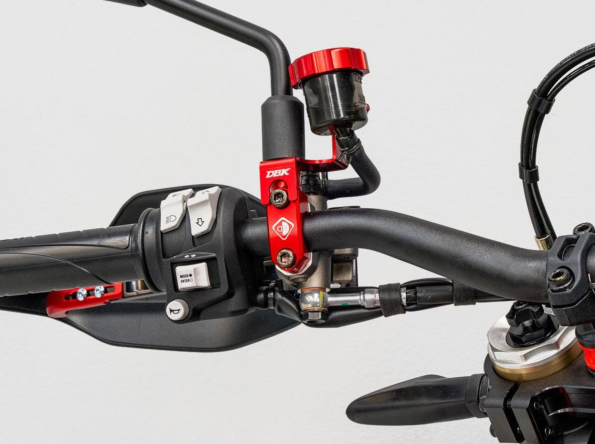 STA14 - DBK Ducati Hypermotard 698 Mono / RVE (2024+) Clutch Fluid Reservoir Support – Accessories in the Motodeal Motorcycle Aftermarket Accessories and Parts Online Shop