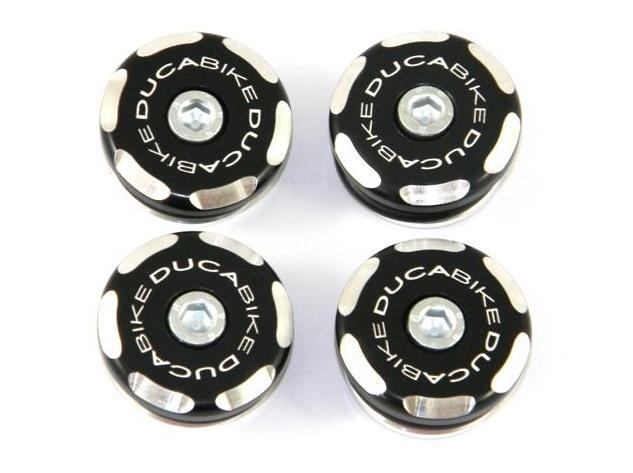 TTMSR02 - DUCABIKE Ducati Monster Frame Plugs (bi-color) – Accessories in the Motodeal Motorcycle Aftermarket Accessories and Parts Online Shop