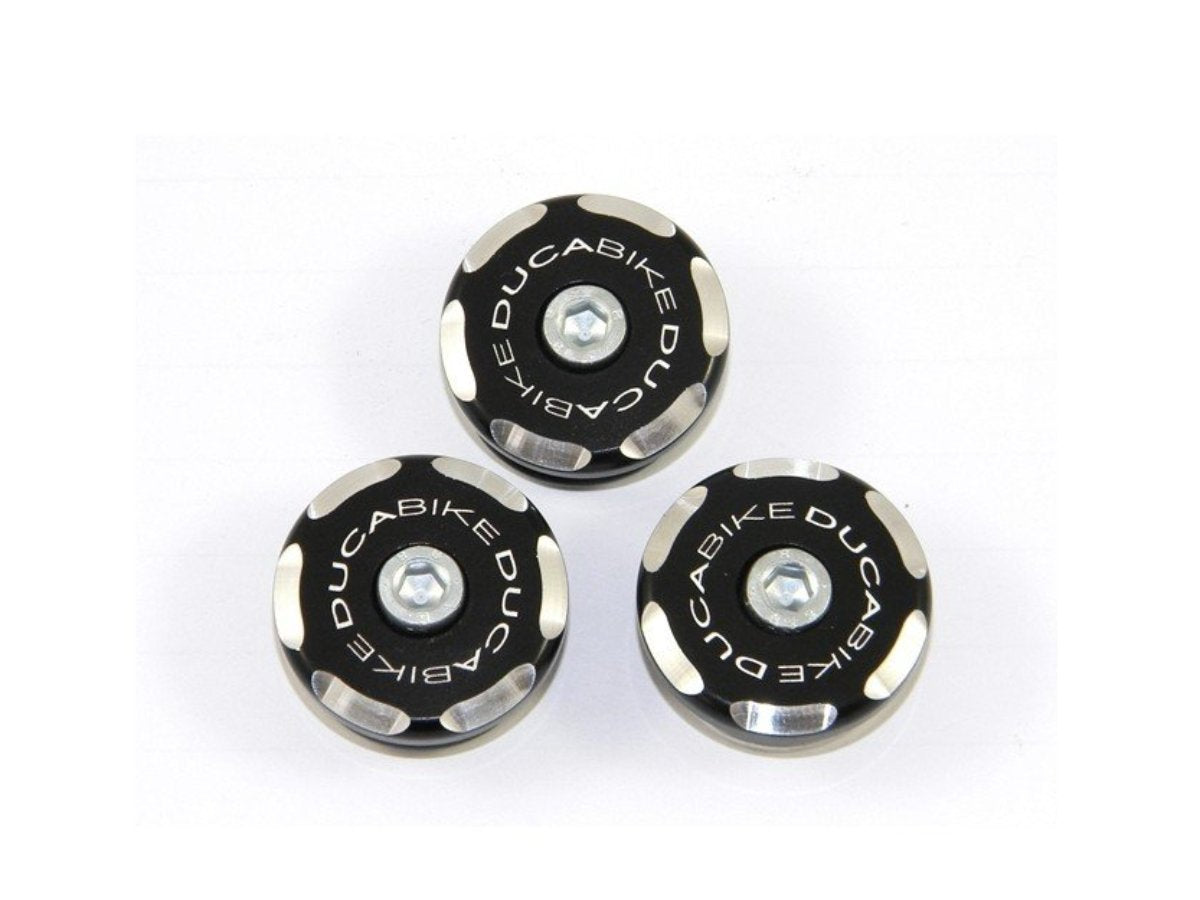 TTSCRA04 - DUCABIKE Ducati Scrambler 1100 Rear Frame Plugs (bi-color) – Accessories in the Motodeal Motorcycle Aftermarket Accessories and Parts Online Shop