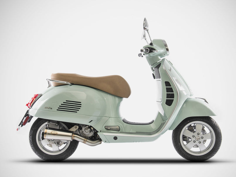 ZARD Piaggio Vespa GTS 30 (20/23) Slip-on Exhaust (racing) – Accessories in the 2WheelsHero Motorcycle Aftermarket Accessories and Parts Online Shop