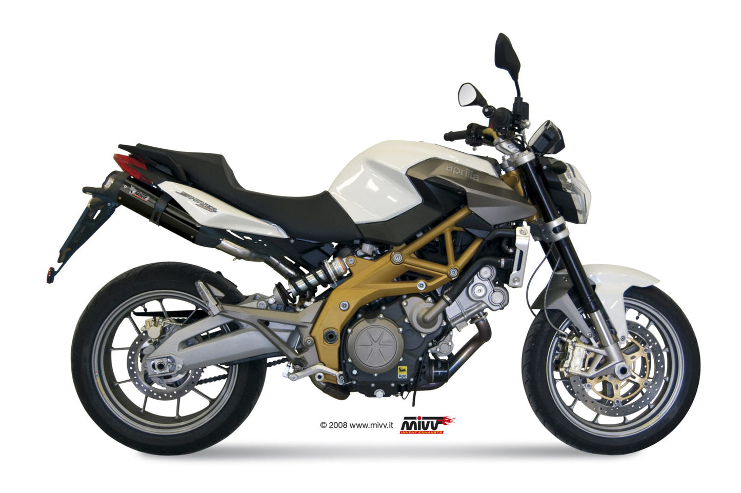 MIVV A.006 Aprilia Shiver 750 (10/15) Dual Slip-on Exhaust "Suono" (black; approved) – Accessories in the 2WheelsHero Motorcycle Aftermarket Accessories and Parts Online Shop