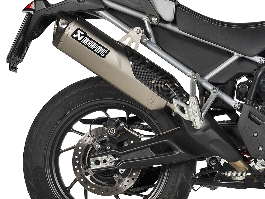 AKRAPOVIC S-T9SO3-HRT Triumph Tiger 850 / 900 (2023+) Slip-On Exhaust (titanium) – Accessories in the 2WheelsHero Motorcycle Aftermarket Accessories and Parts Online Shop