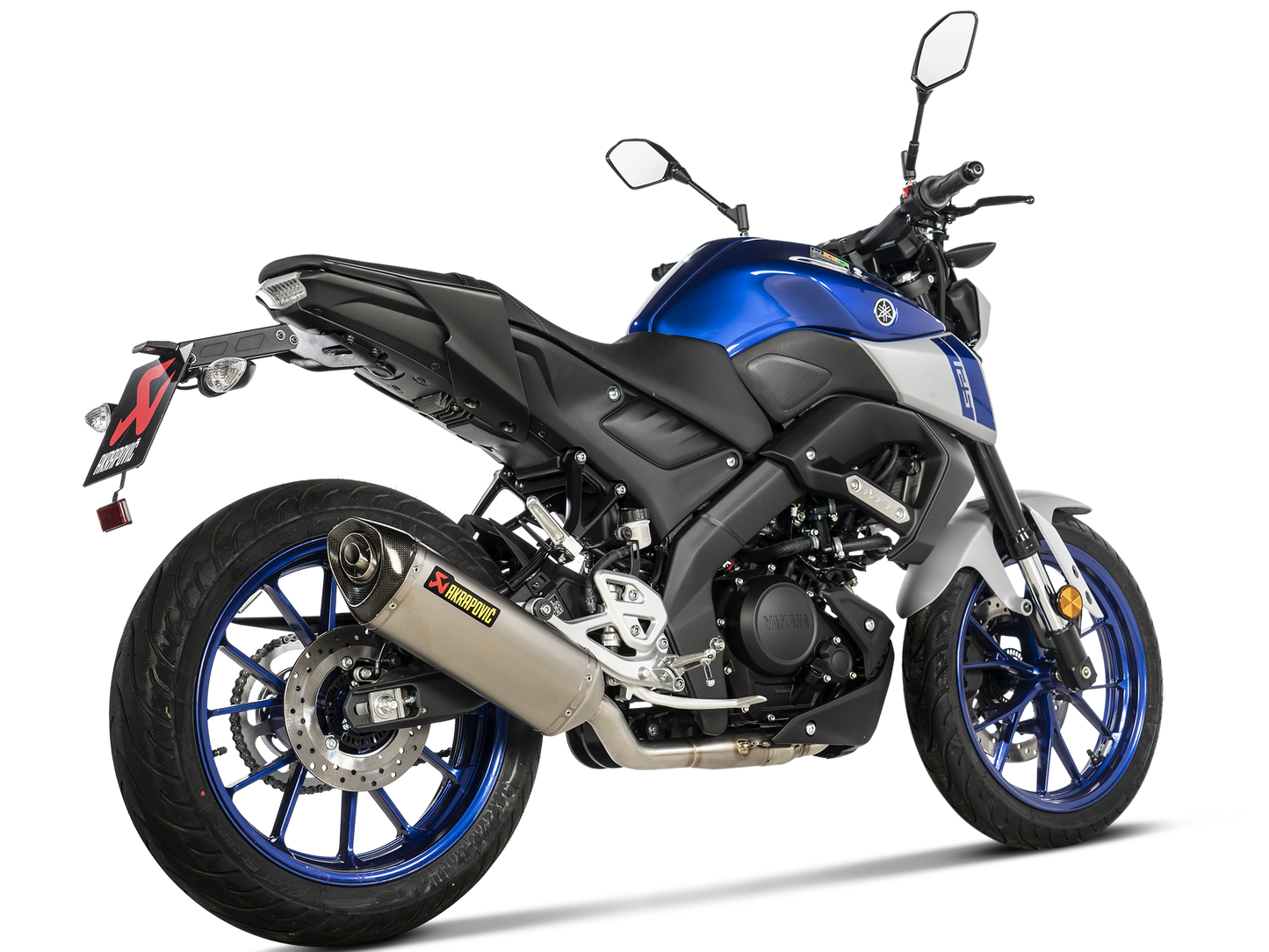 AKRAPOVIC S-Y125R8-HZT Yamaha MT-125 / YZF-R125 / R15 (2021+) Exhaust System "Racing Line" (titanium) – Accessories in the 2WheelsHero Motorcycle Aftermarket Accessories and Parts Online Shop