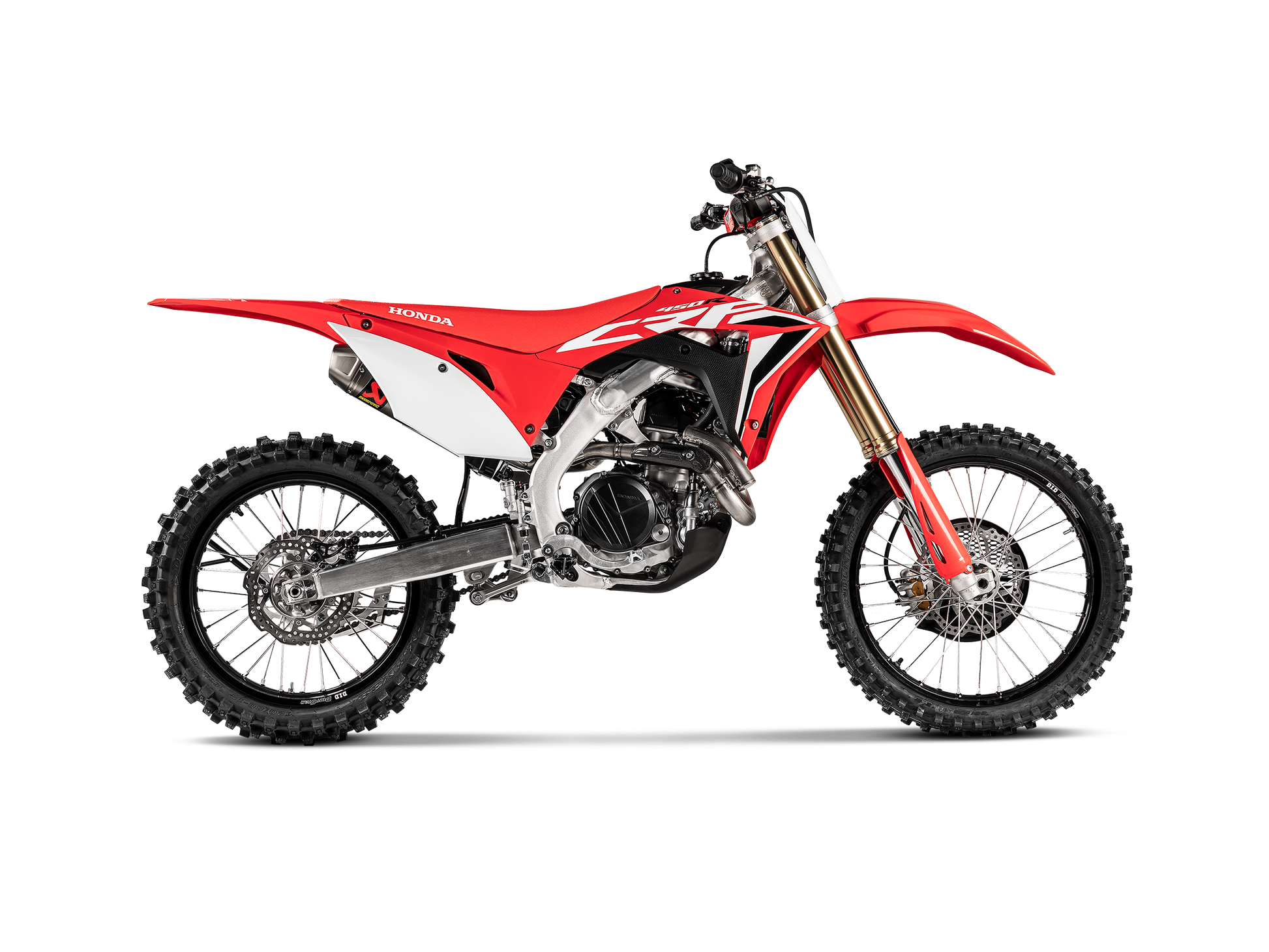 AKRAPOVIC S-H4MR16-CIQTA Honda CRF450R / 450RX (2020+) Exhaust System "Racing Line"(titanium) – Accessories in the 2WheelsHero Motorcycle Aftermarket Accessories and Parts Online Shop
