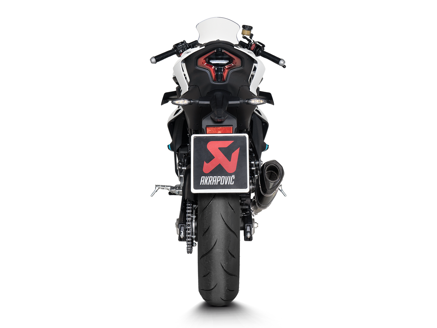 AKRAPOVIC P-X342 CFMOTO 450SR / 450NK (2024+) Muffler Bracket (aluminium) – Accessories in the 2WheelsHero Motorcycle Aftermarket Accessories and Parts Online Shop