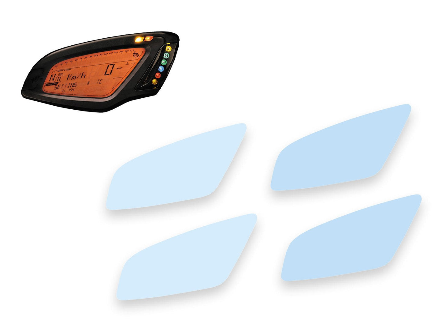 DP025 - CNC RACING MV Agusta Dashboard Screen Protectors kit – Accessories in the Motodeal Motorcycle Aftermarket Accessories and Parts Online Shop