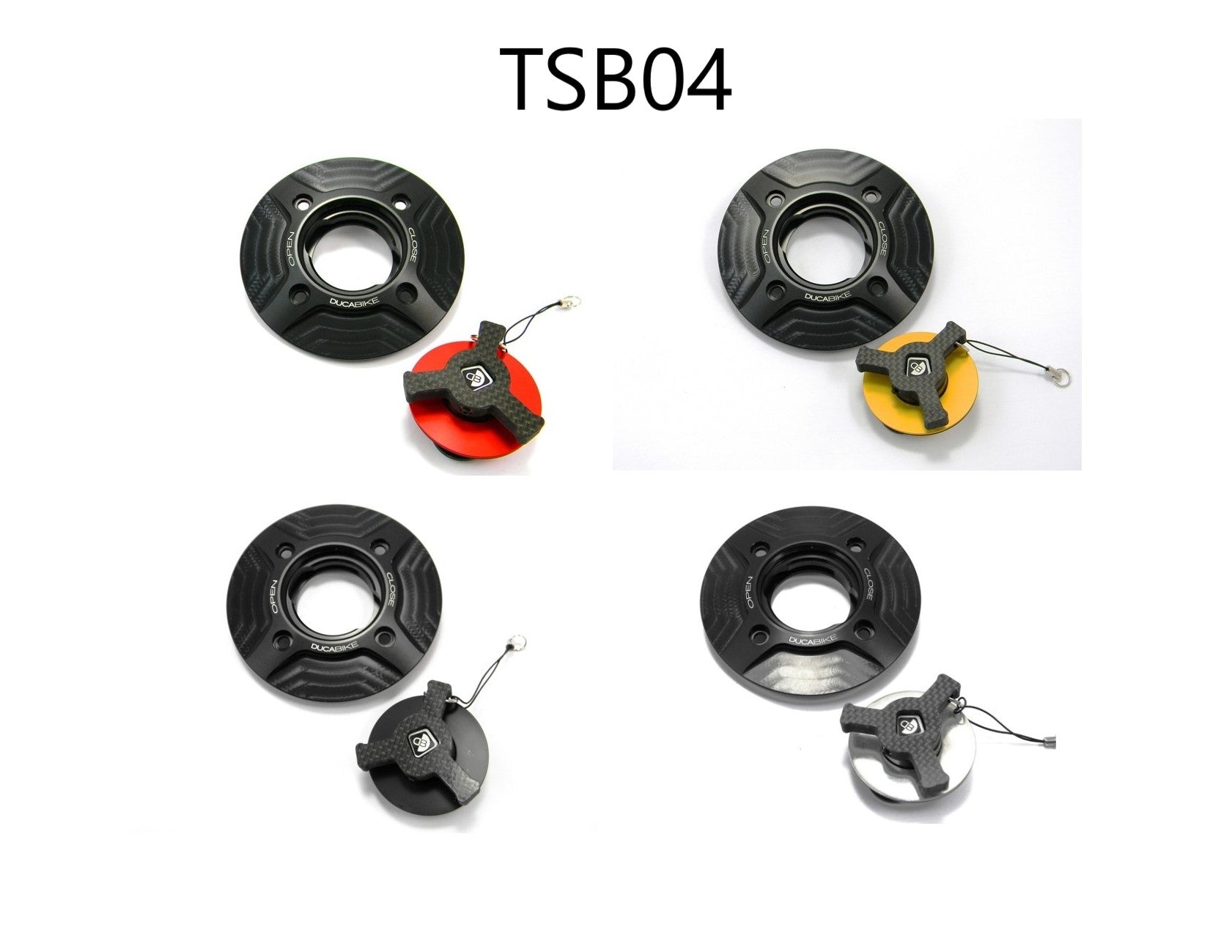 Ducati Scrambler Desert Sled (17/22) OHLINS Steering Damper + DBK / DUCABIKE Mounting Kit & Fuel Tank Cap – Accessories in the Motodeal Motorcycle Aftermarket Accessories and Parts Online Shop