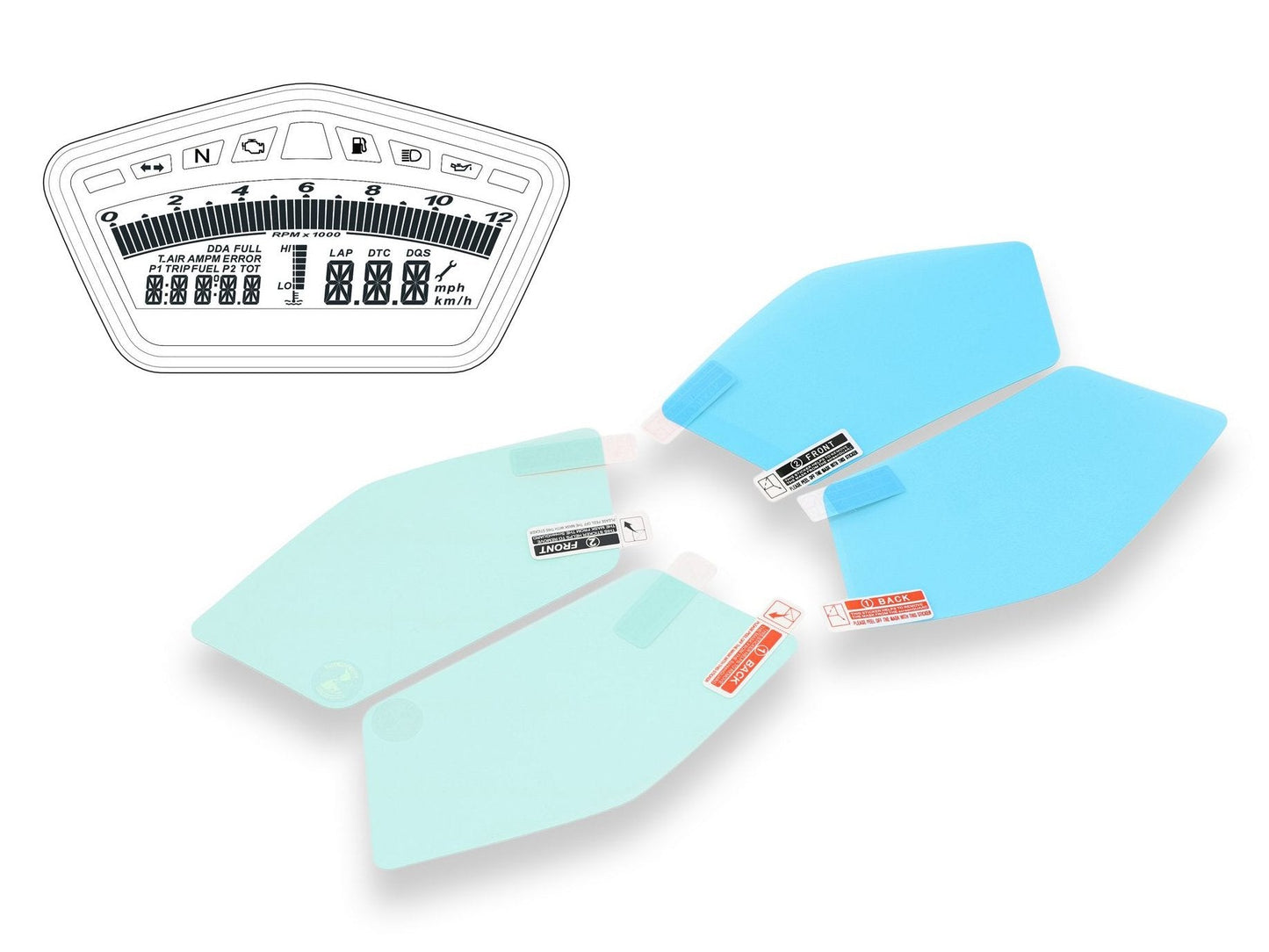 DP005 - CNC RACING Ducati Streetfighter Dashboard Screen Protectors kit – Accessories in the Motodeal Motorcycle Aftermarket Accessories and Parts Online Shop