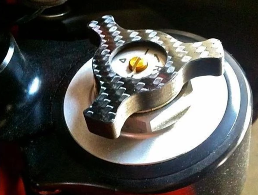 RF1701X - DUCABIKE Ducati Carbon Fork Spring Preload Adjusters Kit (17 mm) – Accessories in the Motodeal Motorcycle Aftermarket Accessories and Parts Online Shop