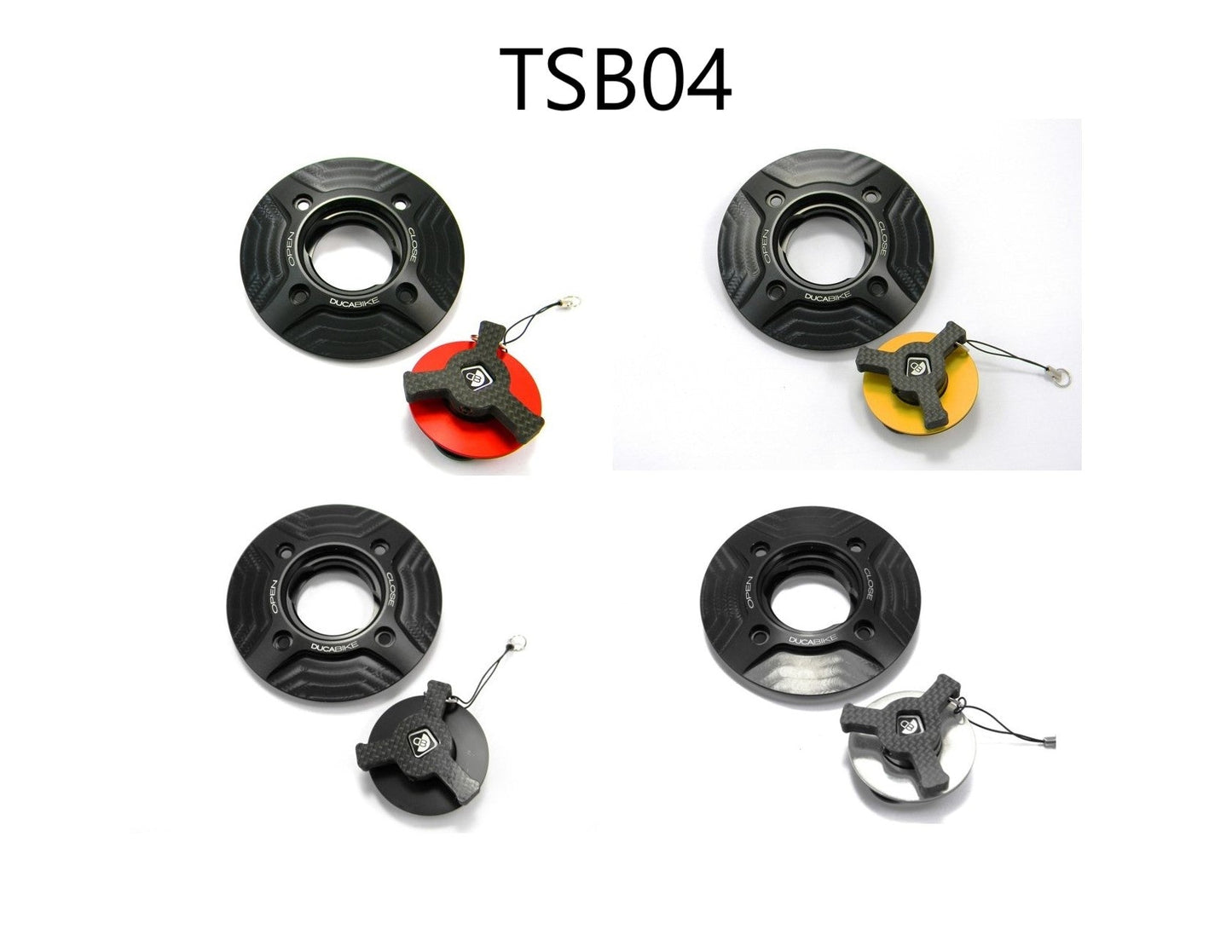 Ducati Scrambler Cafe Racer (17/21) OHLINS Steering Damper + DBK / DUCABIKE Mounting Kit & Fuel Tank Cap – Accessories in the Motodeal Motorcycle Aftermarket Accessories and Parts Online Shop