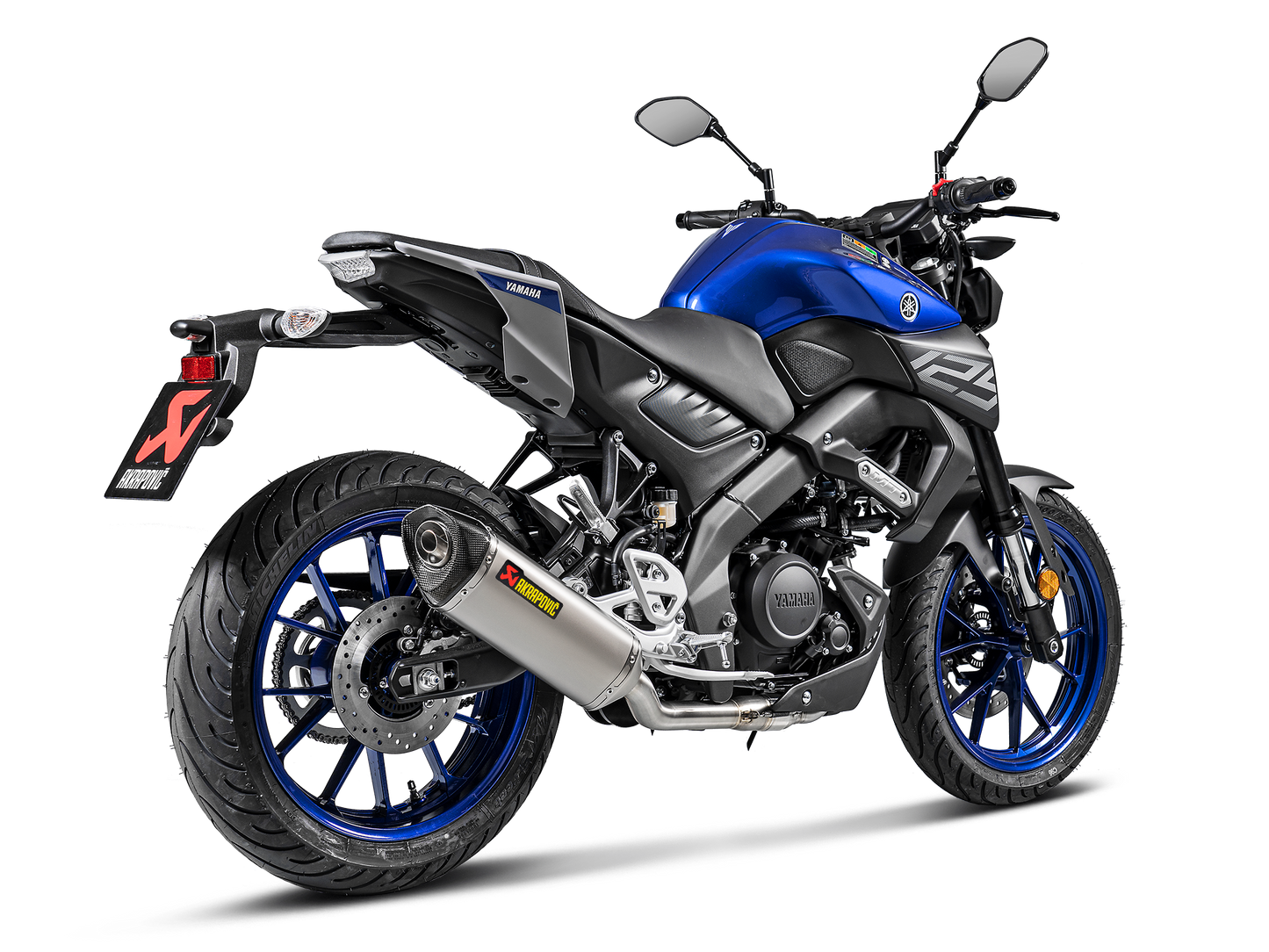 AKRAPOVIC S-Y125R6-HZT Yamaha MT-125 / YZF-R125 / R15 (2020+) Exhaust System "Racing Line" (titanium) – Accessories in the 2WheelsHero Motorcycle Aftermarket Accessories and Parts Online Shop