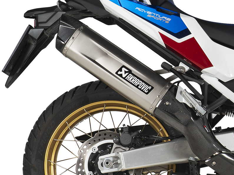 AKRAPOVIC S-H11SO2-HGJT Honda CRF1100L Africa Twin / Adventure Sports (2023+) Slip-On Exhaust (titanium) – Accessories in the 2WheelsHero Motorcycle Aftermarket Accessories and Parts Online Shop