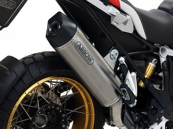 ARROW 71805PK BMW R1250GS (2019+) Titanium Slip-on Exhaust "Maxi Race Tech" – Accessories in the 2WheelsHero Motorcycle Aftermarket Accessories and Parts Online Shop