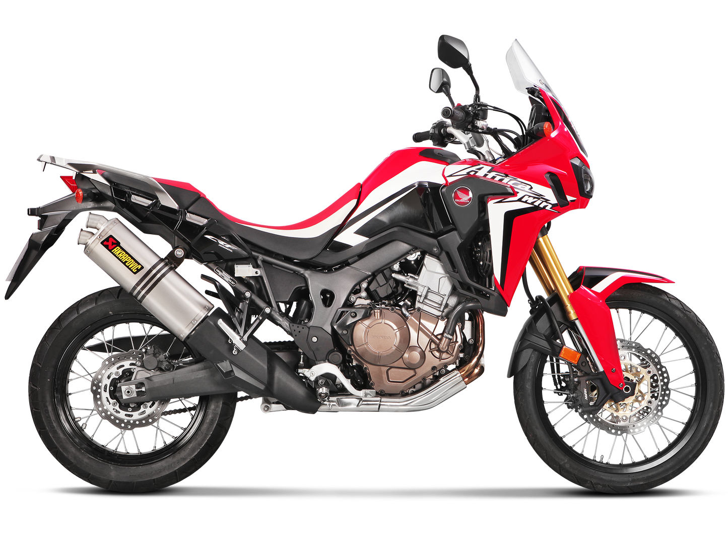 AKRAPOVIC S-H10SO22-HWT Honda CRF1000L Africa Twin/  Adventure Sports (2019+) Slip-on Exhaust (titanium) – Accessories in the 2WheelsHero Motorcycle Aftermarket Accessories and Parts Online Shop