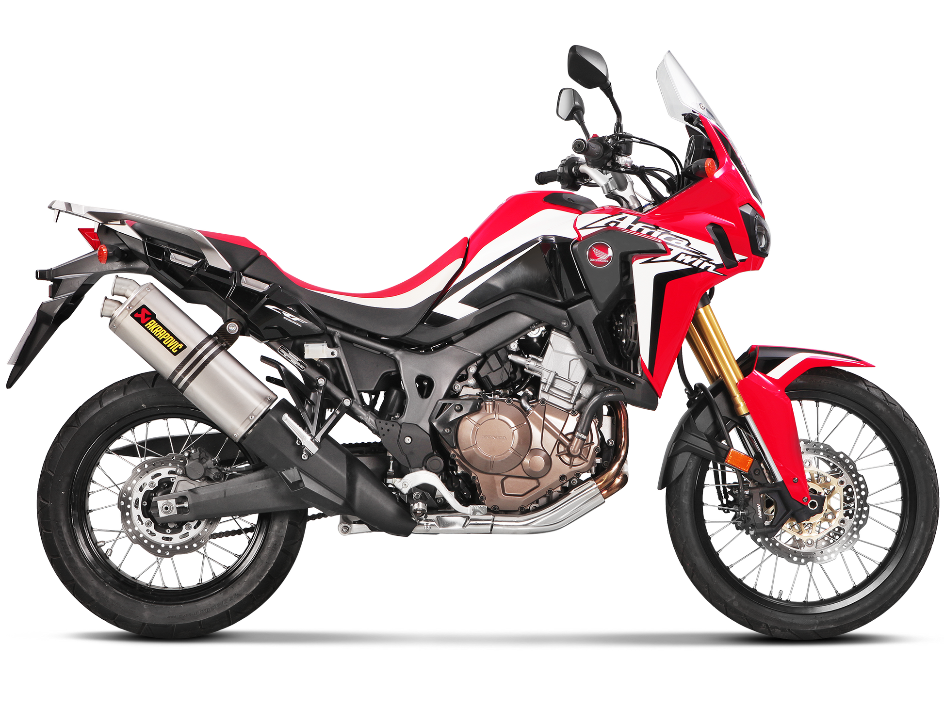 AKRAPOVIC S-H10SO22-HWT Honda CRF1000L Africa Twin/  Adventure Sports (2019+) Slip-on Exhaust (titanium) – Accessories in the 2WheelsHero Motorcycle Aftermarket Accessories and Parts Online Shop