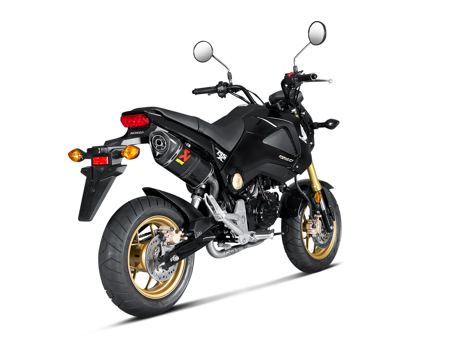 AKRAPOVIC E-H125E1 Honda MSX125 / Grom (2015+) Optional Header Exhaust (titanium) – Accessories in the 2WheelsHero Motorcycle Aftermarket Accessories and Parts Online Shop