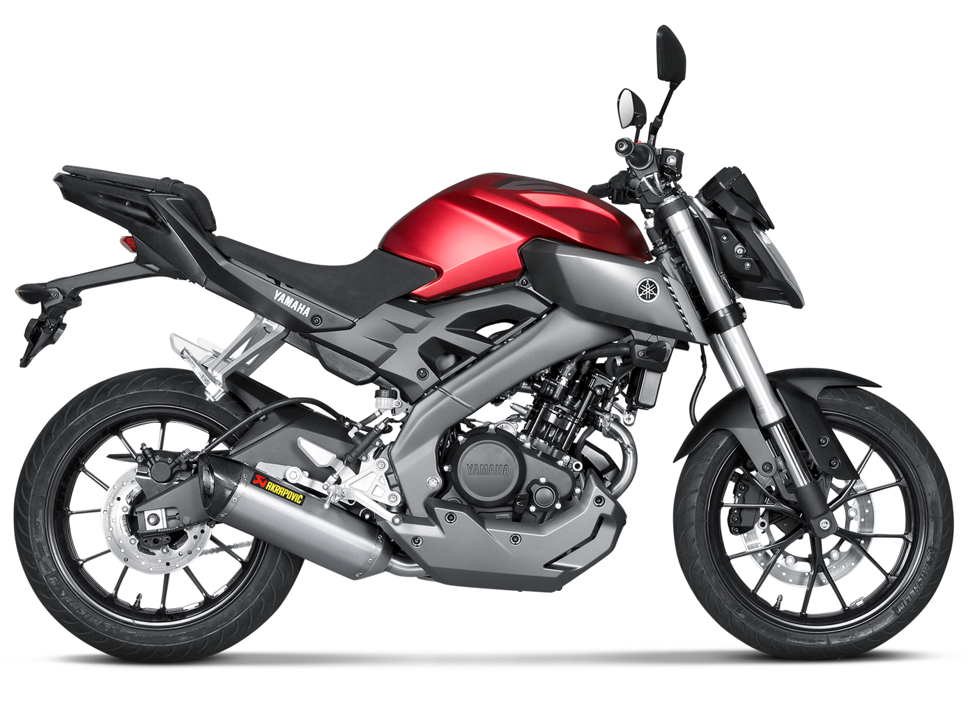 AKRAPOVIC S-Y125R4-HRT Yamaha MT-125 / YZF-R125 (2019+) Exhaust System "Racing Line" (titanium) – Accessories in the 2WheelsHero Motorcycle Aftermarket Accessories and Parts Online Shop