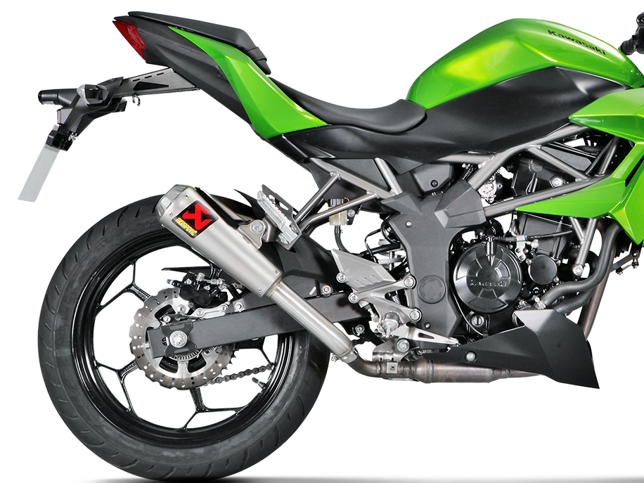 AKRAPOVIC S-K2SO8-CUBT Kawasaki Ninja 125 / Z125 / 250SL Slip-On Exhaust (titanium) – Accessories in the 2WheelsHero Motorcycle Aftermarket Accessories and Parts Online Shop