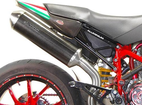 SPARK GDU1803 Ducati Hypermotard 796 (10/12) Slip-on Exhaust "Oval" (EU homologated)