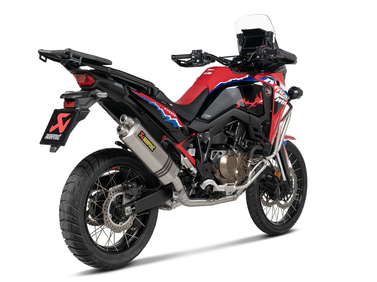AKRAPOVIC S-H11R4-WT Honda CRF1100L Africa Twin Adventure Sports (2025+) Exhaust System "Racing Line" (titanium) – Accessories in the 2WheelsHero Motorcycle Aftermarket Accessories and Parts Online Shop