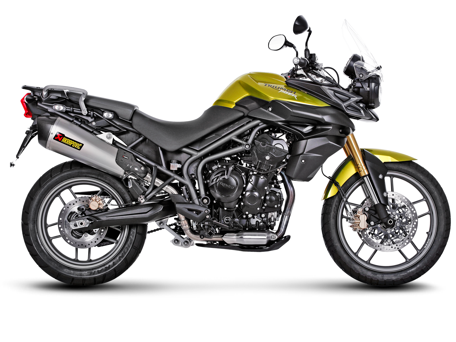 AKRAPOVIC S-T800SO1-HZAAT Triumph Tiger 800 (2016+) Slip-On Exhaust (titanium) – Accessories in the 2WheelsHero Motorcycle Aftermarket Accessories and Parts Online Shop