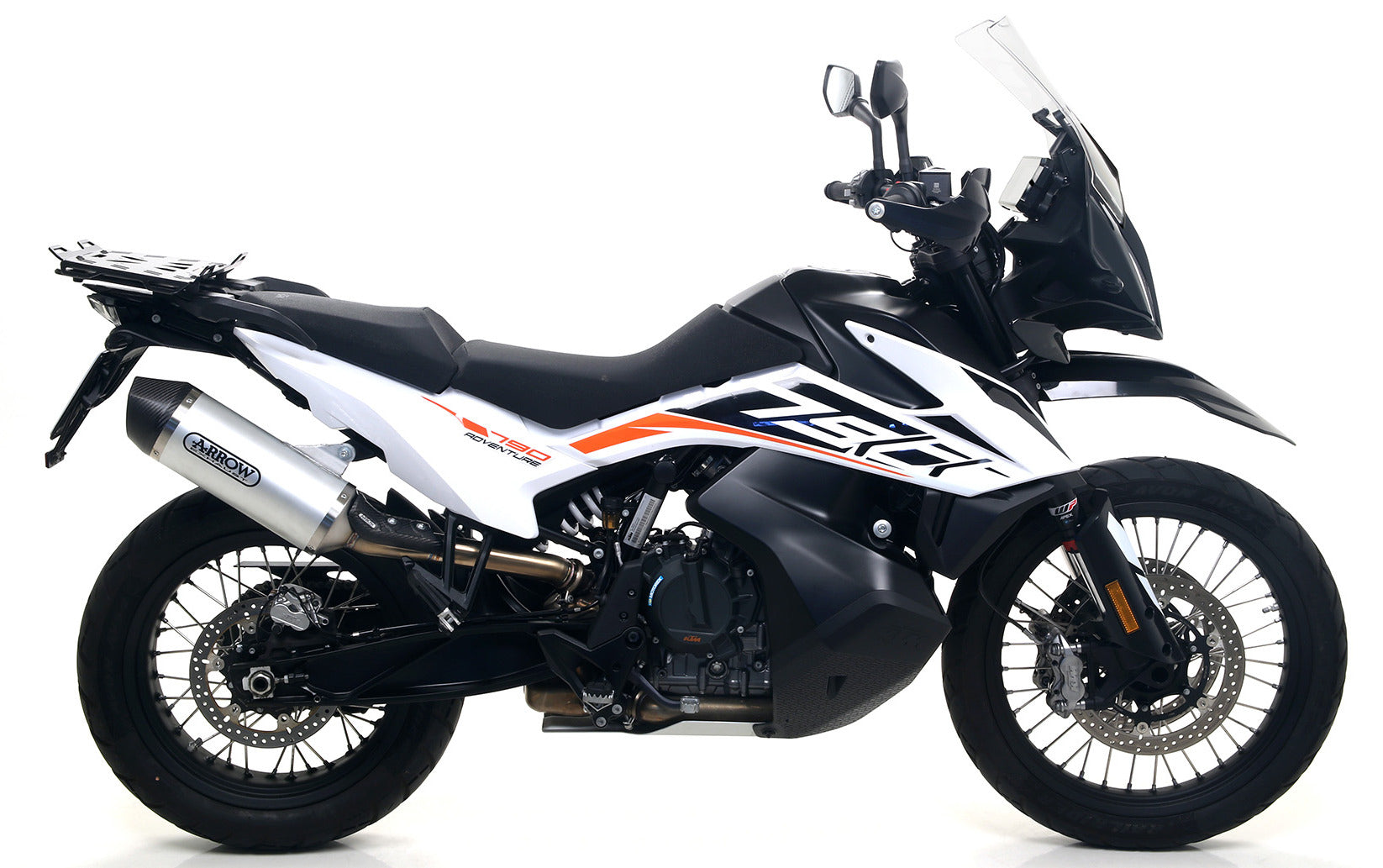 ARROW 71904AK KTM 890 Adventure (2021+) Aluminum Slip-on Exhaust "Race Tech" – Accessories in the 2WheelsHero Motorcycle Aftermarket Accessories and Parts Online Shop