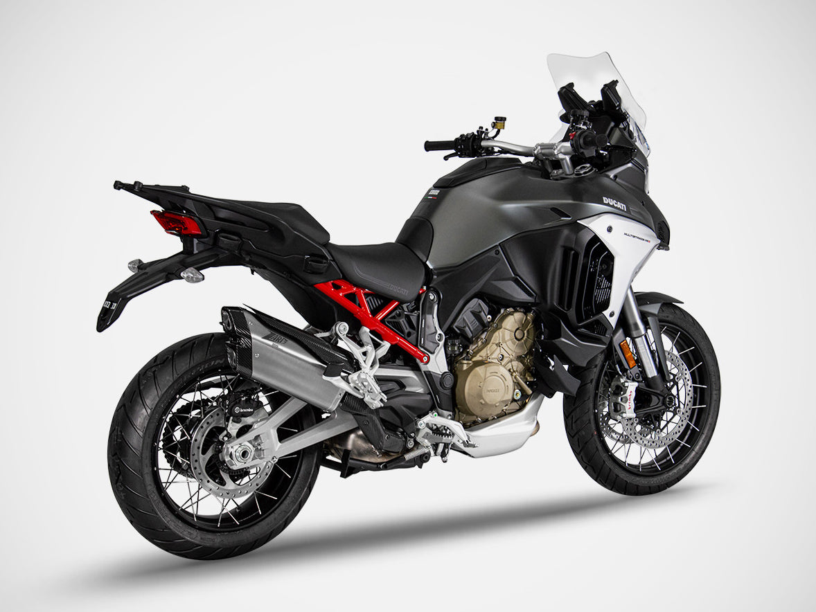 ZARD Ducati Multistrada V4 / V4S (21/24) Slip-on Exhaust (stainless steel) – Accessories in the 2WheelsHero Motorcycle Aftermarket Accessories and Parts Online Shop