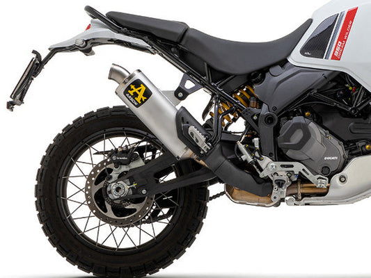 ARROW 72638PO Ducati DesertX (2022+) Titanium Slip-on Exhaust "Indy Race" – Accessories in the 2WheelsHero Motorcycle Aftermarket Accessories and Parts Online Shop