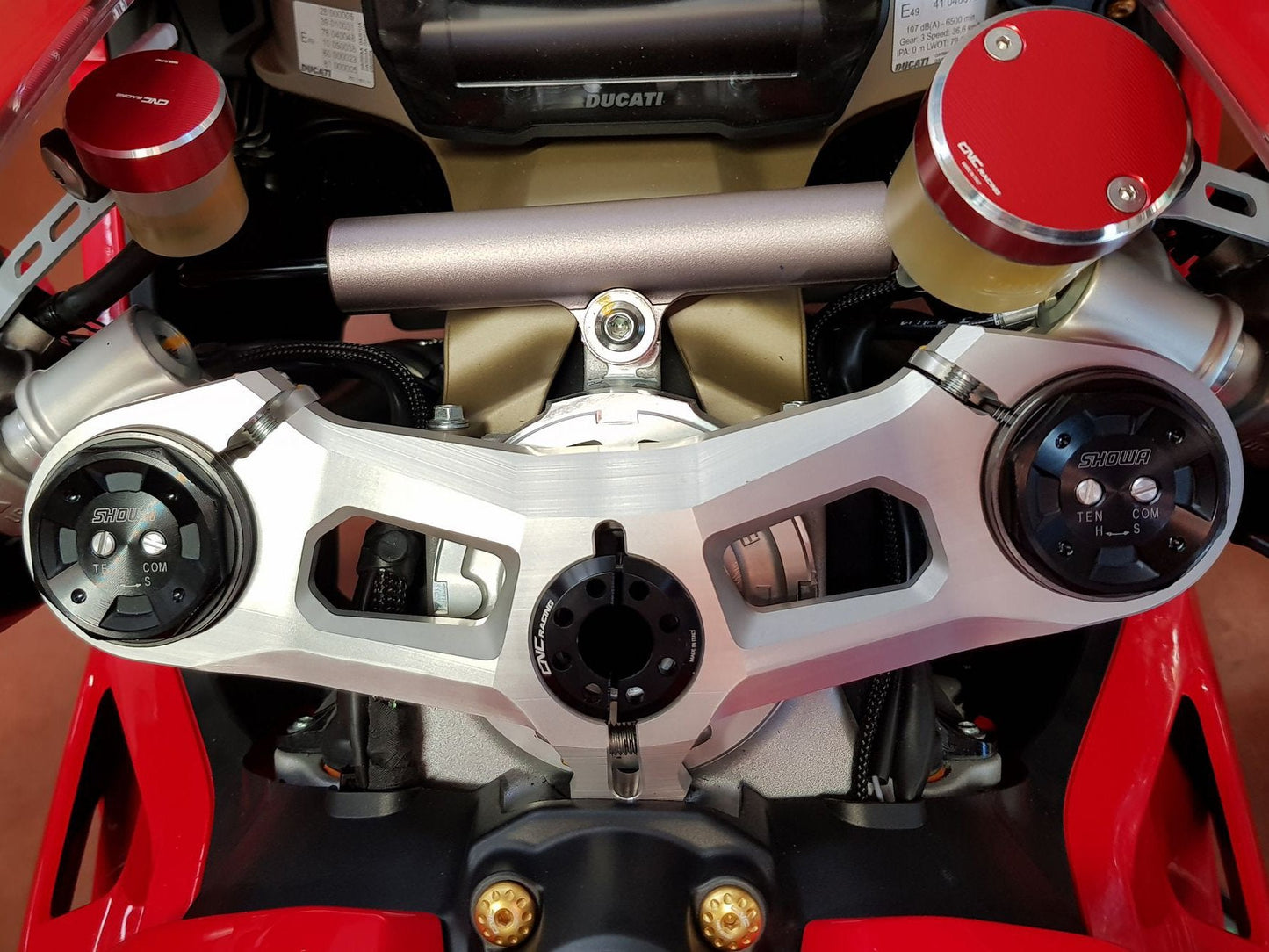 GH457 - CNC RACING Ducati Panigale V4 / Streetfighter (18/24) Steering Head Ring Nut – Accessories in the Motodeal Motorcycle Aftermarket Accessories and Parts Online Shop