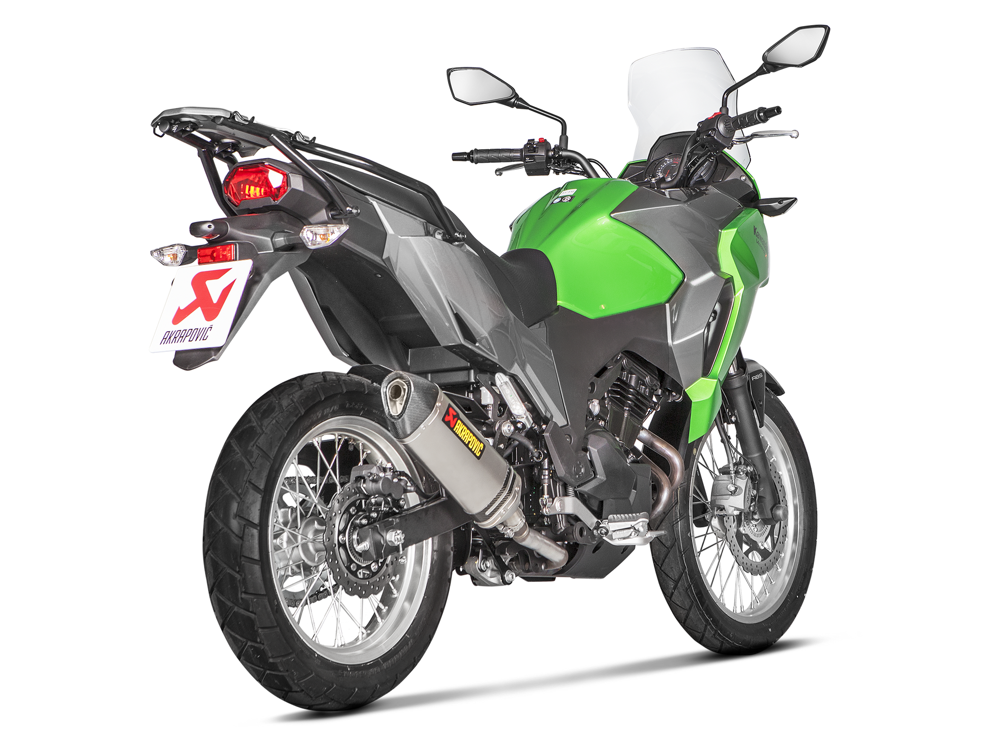 AKRAPOVIC S-K3SO2-HZT Kawasaki KLE 250 / 300 Versys-X (2020+) Slip-On Exhaust (titanium) – Accessories in the 2WheelsHero Motorcycle Aftermarket Accessories and Parts Online Shop