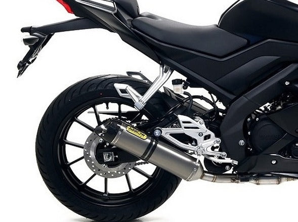 ARROW 51018MI+51518AK Yamaha MT125 (2020+) Aluminum Full Exhaust System "Competition Evo Thunder" (racing) – Accessories in the 2WheelsHero Motorcycle Aftermarket Accessories and Parts Online Shop