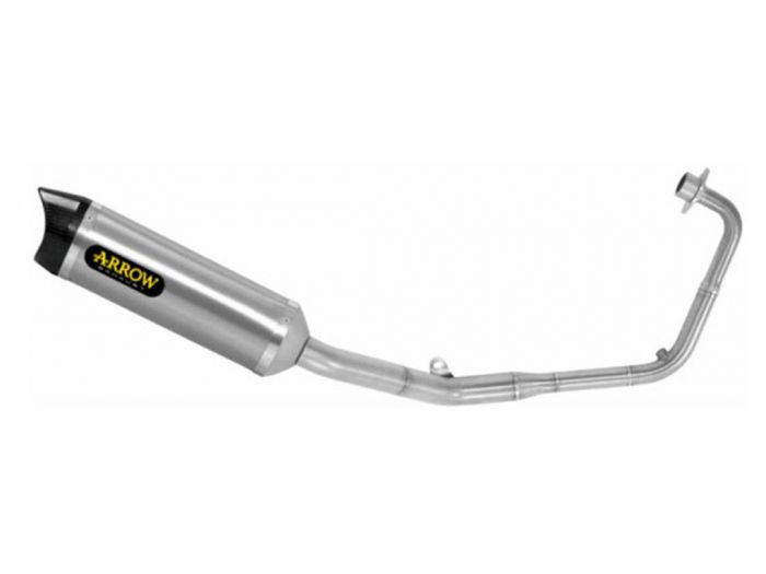 ARROW 51519PKW Honda CB125R (2021+) Titanium Full Exhaust System "Competition Evo Thunder" (racing) – Accessories in the 2WheelsHero Motorcycle Aftermarket Accessories and Parts Online Shop