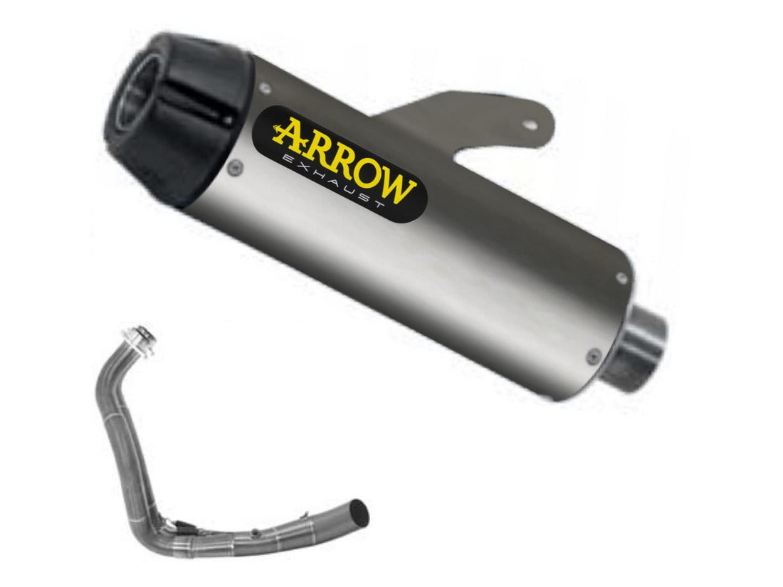 ARROW 71642KZ+71843JR Yamaha MT07 (2014+) Titanium Full Exhaust System "Competition Evo Jet Race" – Accessories in the 2WheelsHero Motorcycle Aftermarket Accessories and Parts Online Shop