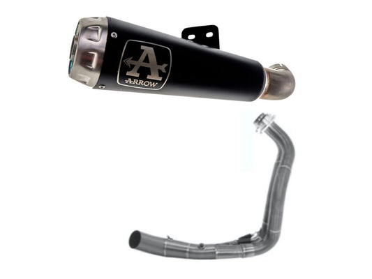 ARROW 71655KZ+71156PRN Yamaha Tracer 700 (2020+) Steel Full Exhaust System "Competition Evo Pro-Race" (racing) – Accessories in the 2WheelsHero Motorcycle Aftermarket Accessories and Parts Online Shop