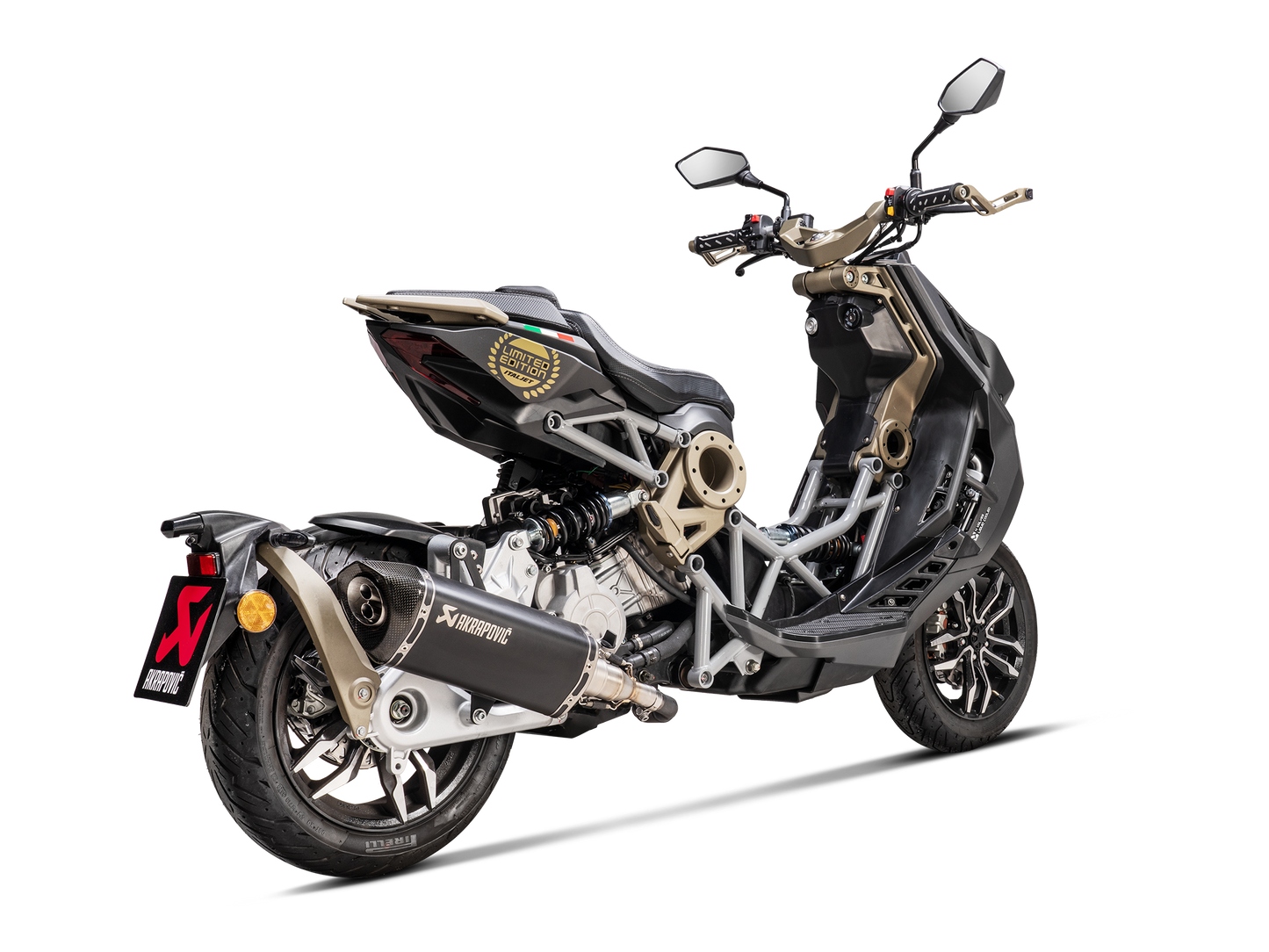 AKRAPOVIC S-IT125SO1-HRTBL Italjet Dragster 125 / 200 (2024+) Slip-On Exhaust (titanium) – Accessories in the 2WheelsHero Motorcycle Aftermarket Accessories and Parts Online Shop