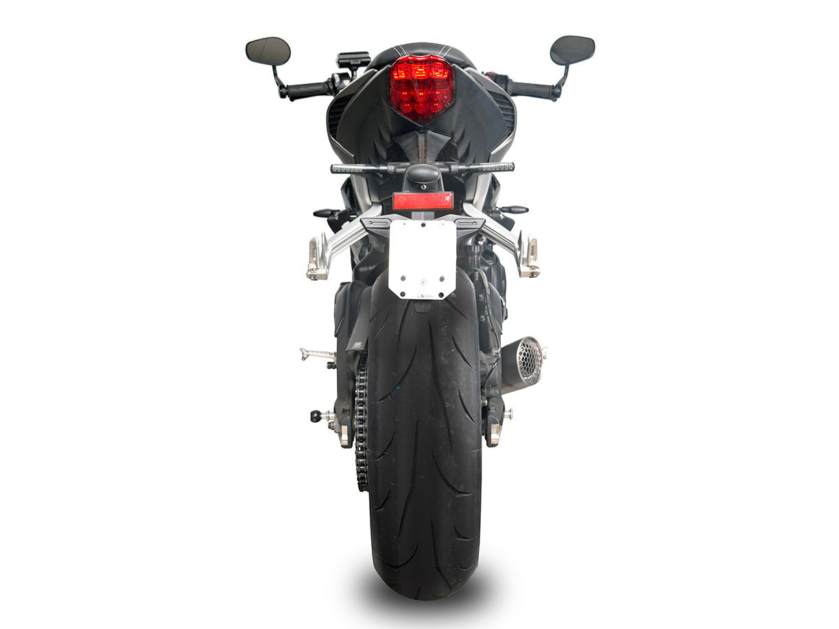 SPARK GTR0507 Triumph Street Triple 765 / 660 Titanium 3/4 Exhaust System "GRID-O" (approved; black box)