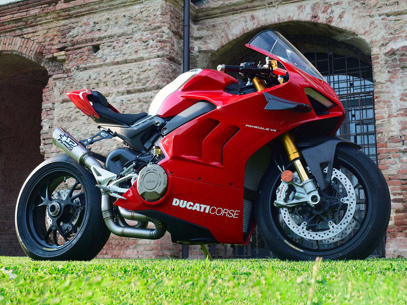 SPARK GDU8841 Ducati Panigale V4 / Streetfighter Titanium 3/4 Exhaust System "GRID-O" (racing)