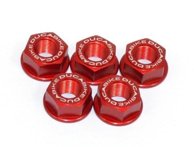 5DSB01 - DUCABIKE Ducati Rear Sprocket Carrier Nuts (M10x1.0) – Accessories in the Motodeal Motorcycle Aftermarket Accessories and Parts Online Shop
