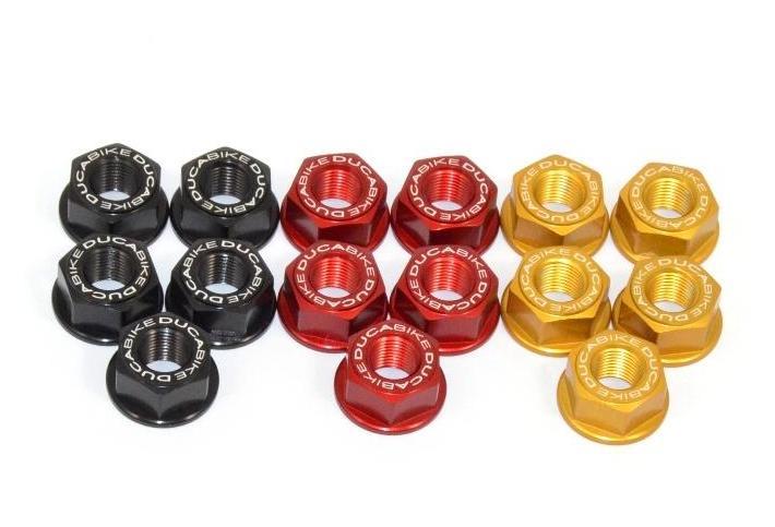 5DSB01 - DUCABIKE Ducati Rear Sprocket Carrier Nuts (M10x1.0) – Accessories in the Motodeal Motorcycle Aftermarket Accessories and Parts Online Shop