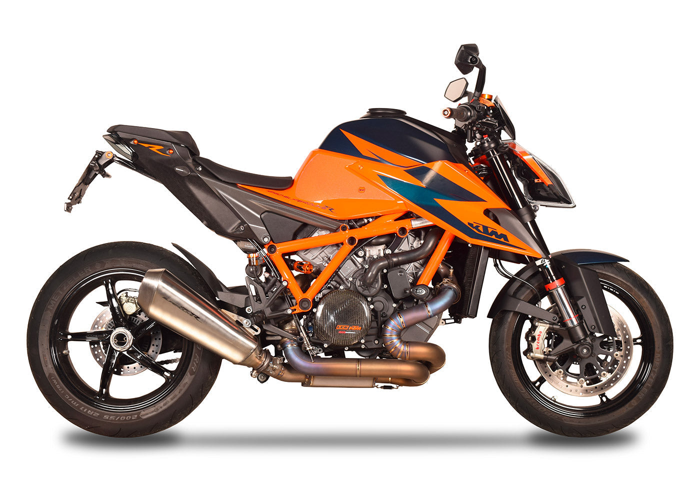 SPARK GKT8502 KTM 1290 / 1390 Super Duke R / R Evo (2020+) Titanium Exhaust Collector (racing; with valve simulator)