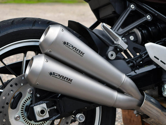 SPARK GKA1102 Kawasaki Z900RS (17/20) Stainless Steel Slip-on Exhaust "Classic" (EU Homologated)