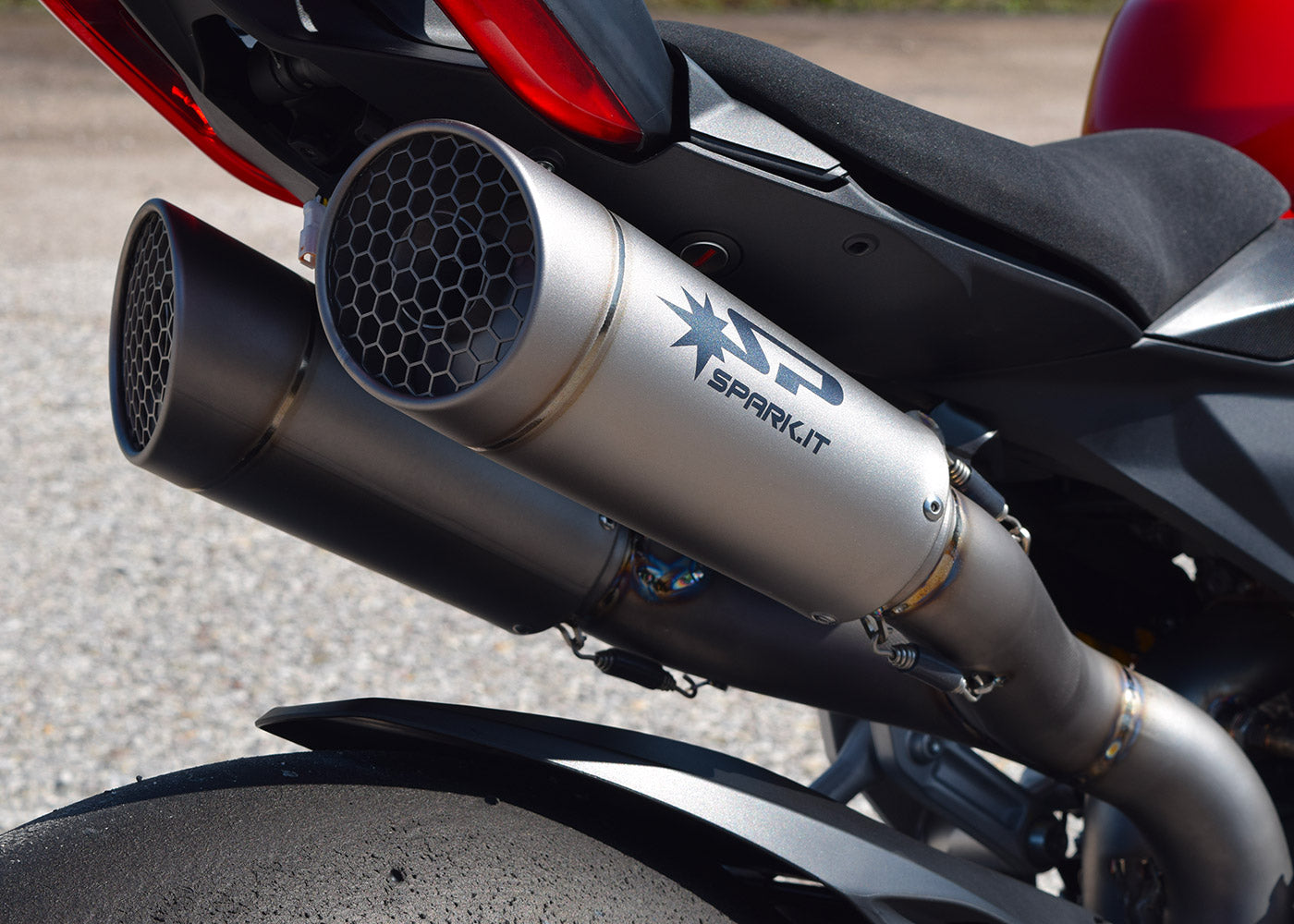 SPARK GDU8832 Ducati Panigale V2 / Streetfighter V2 Full Titanium Exhaust System "GRID-O" (racing)