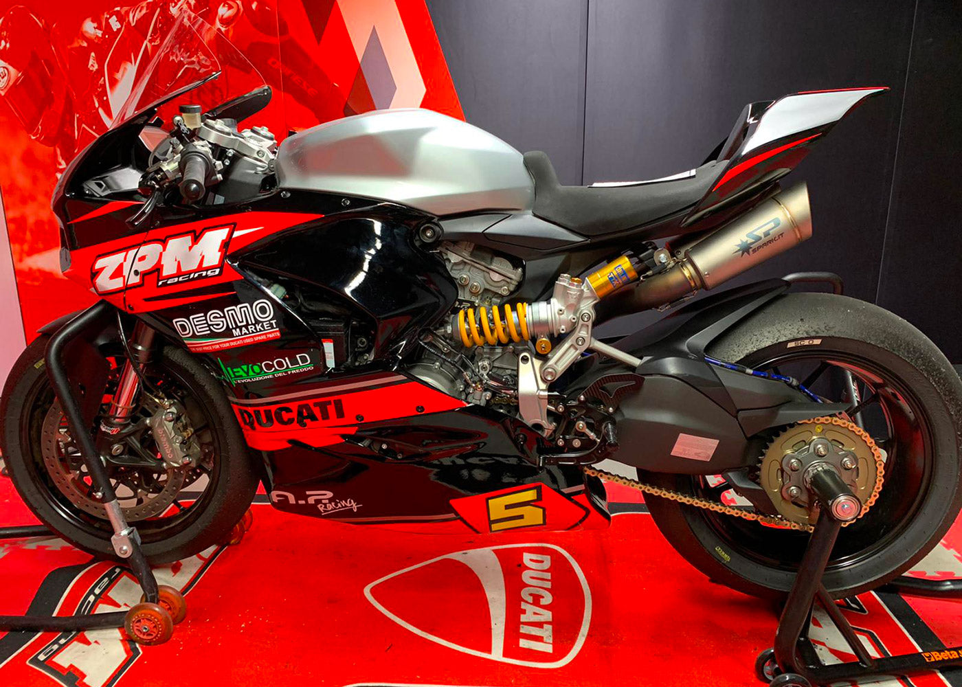 SPARK GDU8832 Ducati Panigale V2 / Streetfighter V2 Full Titanium Exhaust System "GRID-O" (racing)