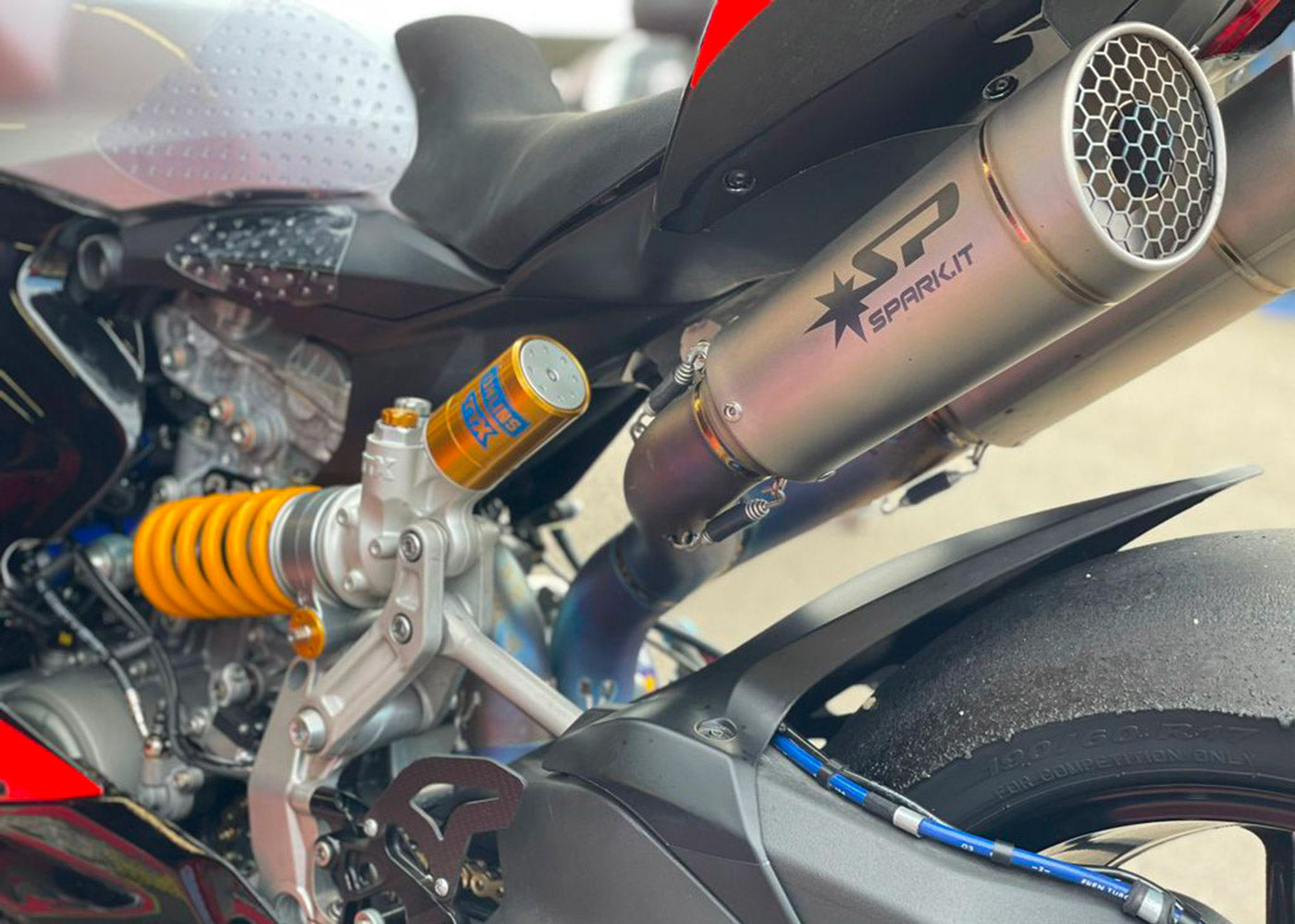 SPARK GDU8832 Ducati Panigale V2 / Streetfighter V2 Full Titanium Exhaust System "GRID-O" (racing)