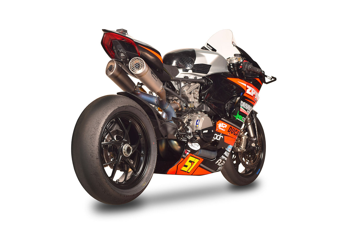 SPARK GDU8832 Ducati Panigale V2 / Streetfighter V2 Full Titanium Exhaust System "GRID-O" (racing)