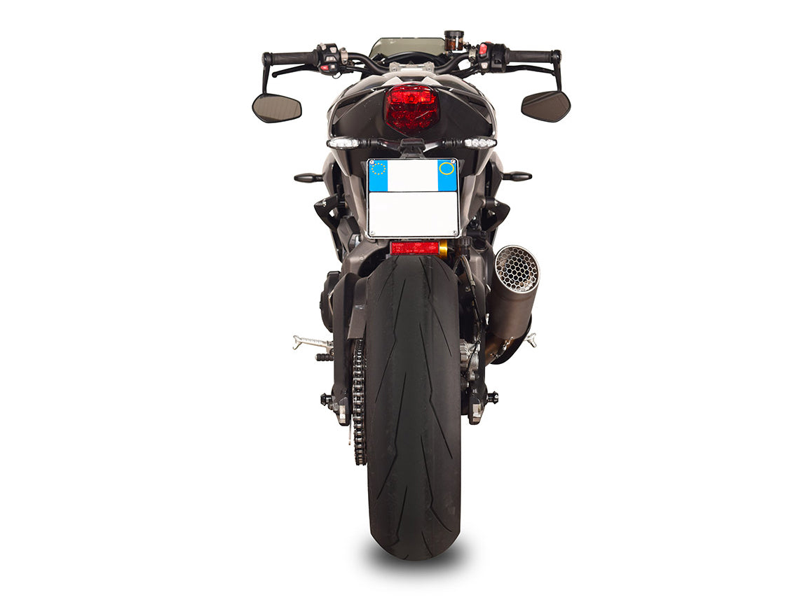 SPARK GTR0505 Triumph Street Triple 765 R / RS / S (20/22) Black Series Semi-full Exhaust System "Grid-O" (EU Homologated)