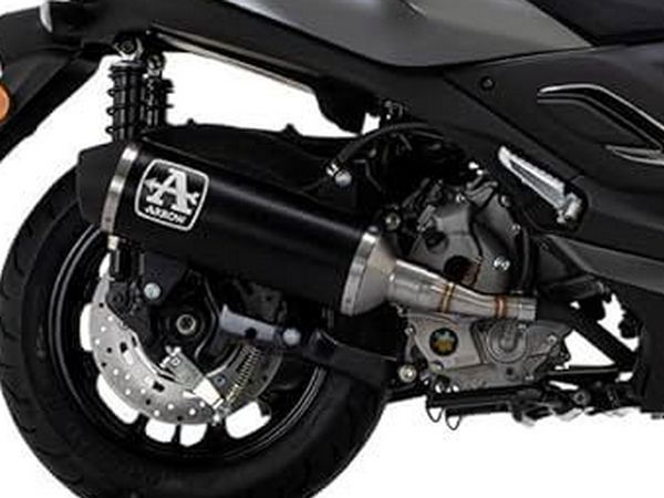 ARROW 53542ANN Yamaha Tricity 300 (2021+) Dark Aluminum Slip-on Exhaust "Urban" – Accessories in the 2WheelsHero Motorcycle Aftermarket Accessories and Parts Online Shop