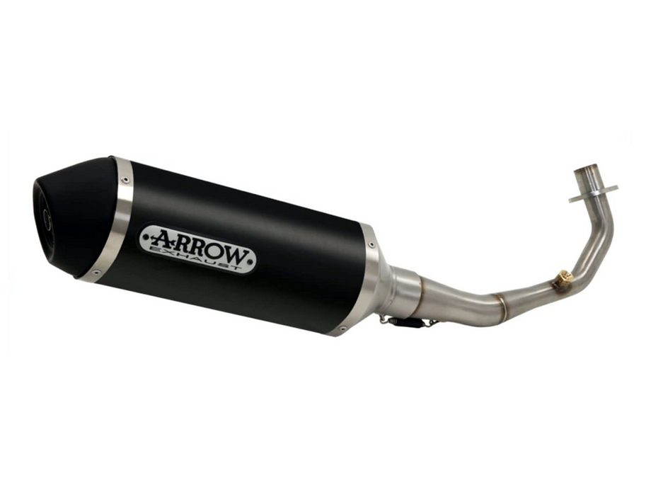 ARROW 53053KZ+53506ANN Kymco Downtown 300I (2009+) Aluminum Full Exhaust System "Competition Evo Urban" – Accessories in the 2WheelsHero Motorcycle Aftermarket Accessories and Parts Online Shop