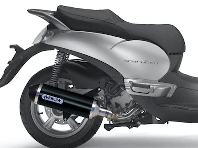 ARROW 73001MI+73501ANN Aprilia Scarabeo 500 (2007+) Aluminum Full Exhaust System "Competition Evo Urban" – Accessories in the 2WheelsHero Motorcycle Aftermarket Accessories and Parts Online Shop