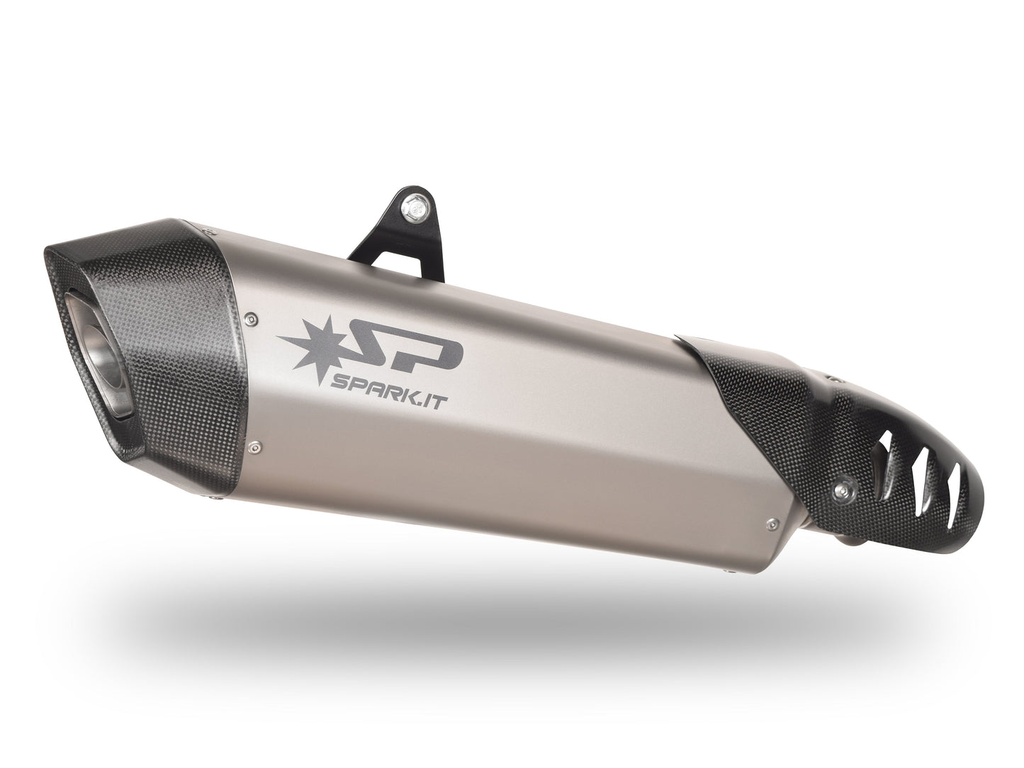 SPARK GKT0204 KTM 1290 Super Adventure (17/20) Slip-on Exhaust "Fighter" (approved; titanium)